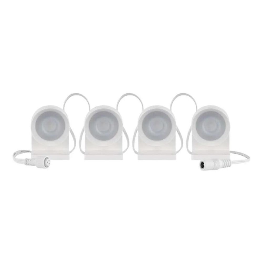 Corrente LED RGBIC+CCT decorativa com iluminação GoSmart - extensão 4xLED/7W/230V 85 cm Wi-Fi Tuya