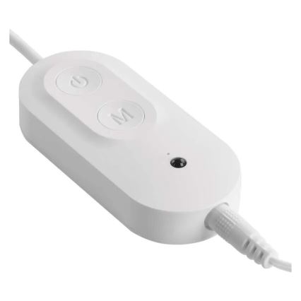 Corrente LED RGBIC+CCT decorativa com iluminação GoSmart 12xLED/7W/230V 255 cm Wi-Fi Tuya