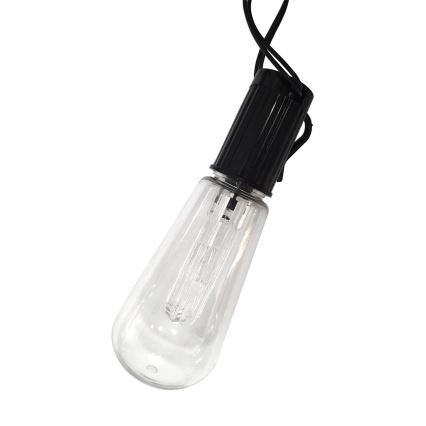 Corrente LED Solar para exterior 10xLED/1,2V 2,2 m IP44