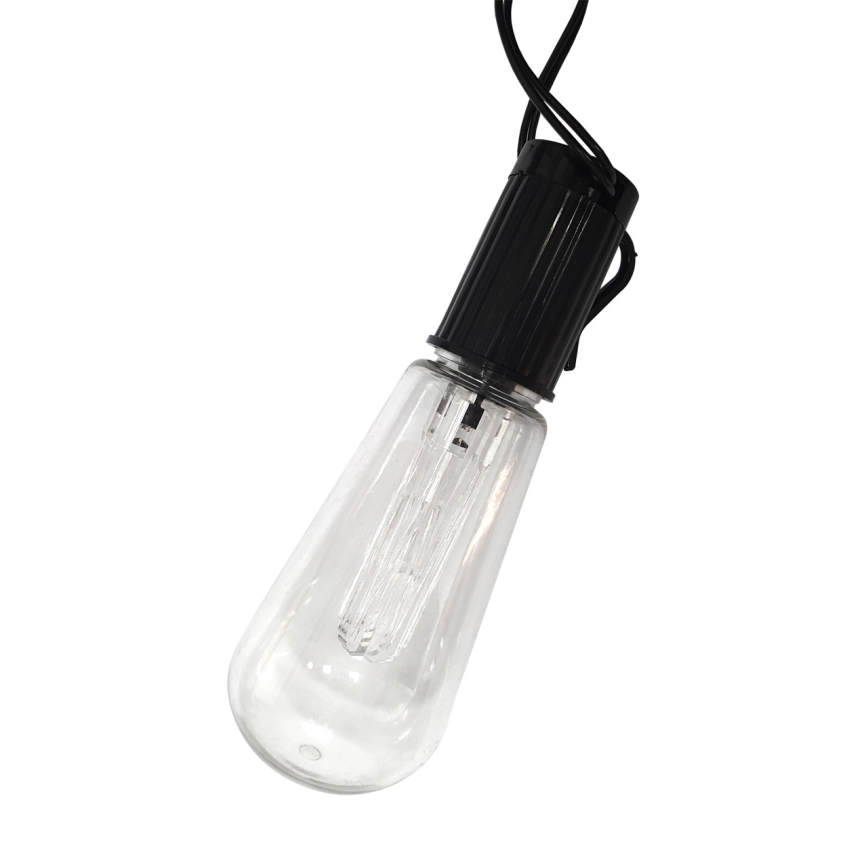 Corrente LED Solar para exterior 10xLED/1,2V 2,2 m IP44