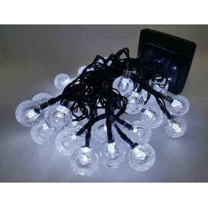 Corrente LED Solar para exterior 30xLED/1,2V 6,5 m IP44