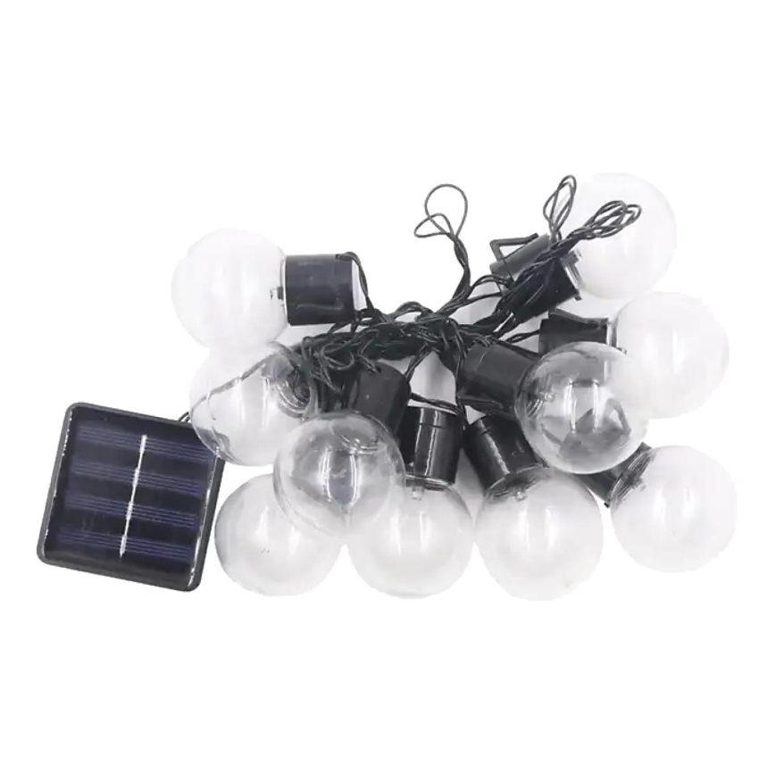 Corrente solar LED 10xLED/0,12W/1,2V 1xAA IP44 6000K 300 mAh