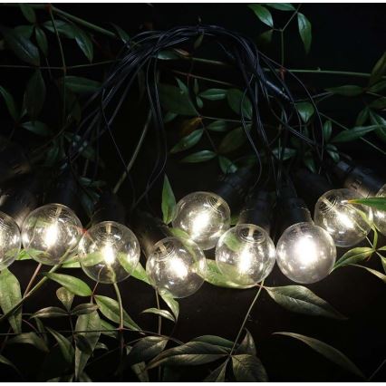 Corrente solar LED 10xLED/0,5/4,5V 12 m 3000K IP44 + controlo remoto