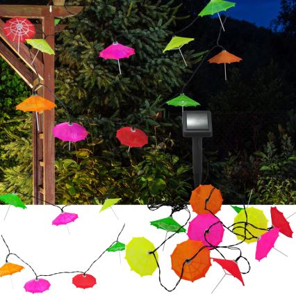 Corrente solar LED 10xLED/1,2V IP44 umbrellas