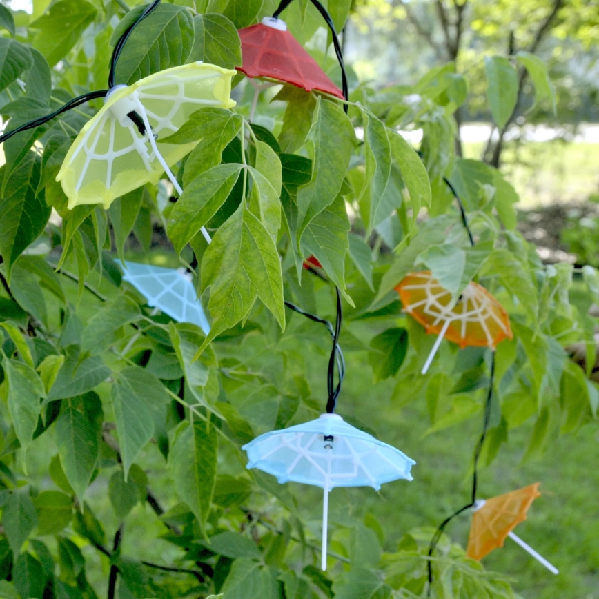 Corrente solar LED 10xLED/1,2V IP44 umbrellas