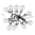 Corrente solar LED 10xLED/1W/1,2V 2 m IP44 3000K
