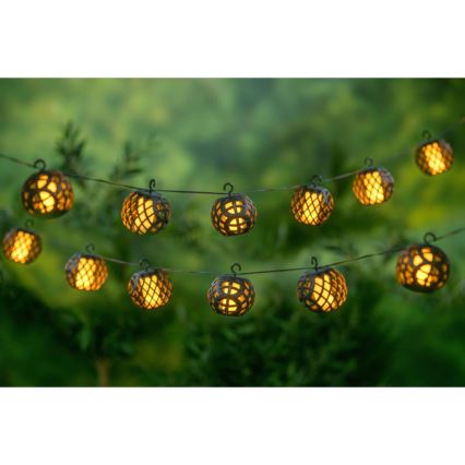 Corrente solar LED 3,8m 8xLED/1,2V