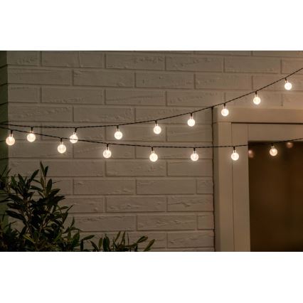 Corrente solar LED 6,9m 50xLED/1,2V
