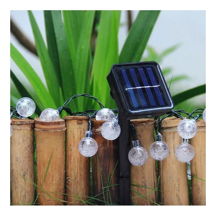 Corrente solar LED 6,9m 50xLED/1,2V