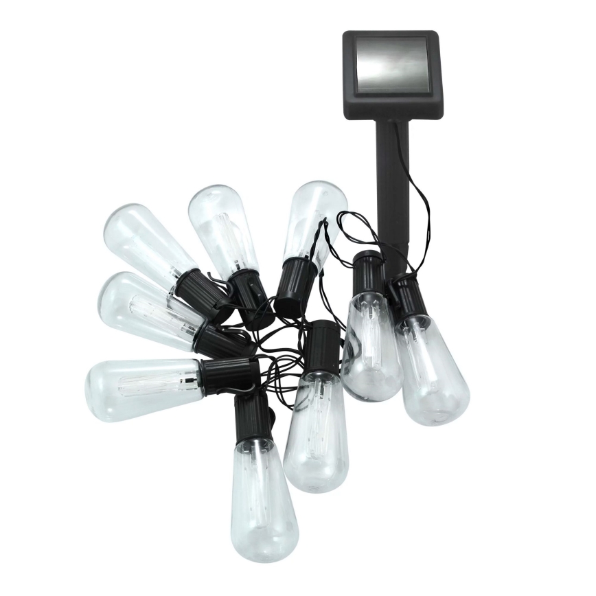 Corrente solar LED EDISON 10xLED/1,2V IP44