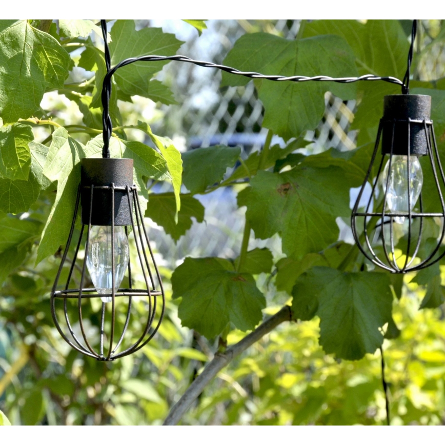 Corrente solar LED para exterior 10xLED/1xAAA 3,8 m IP44