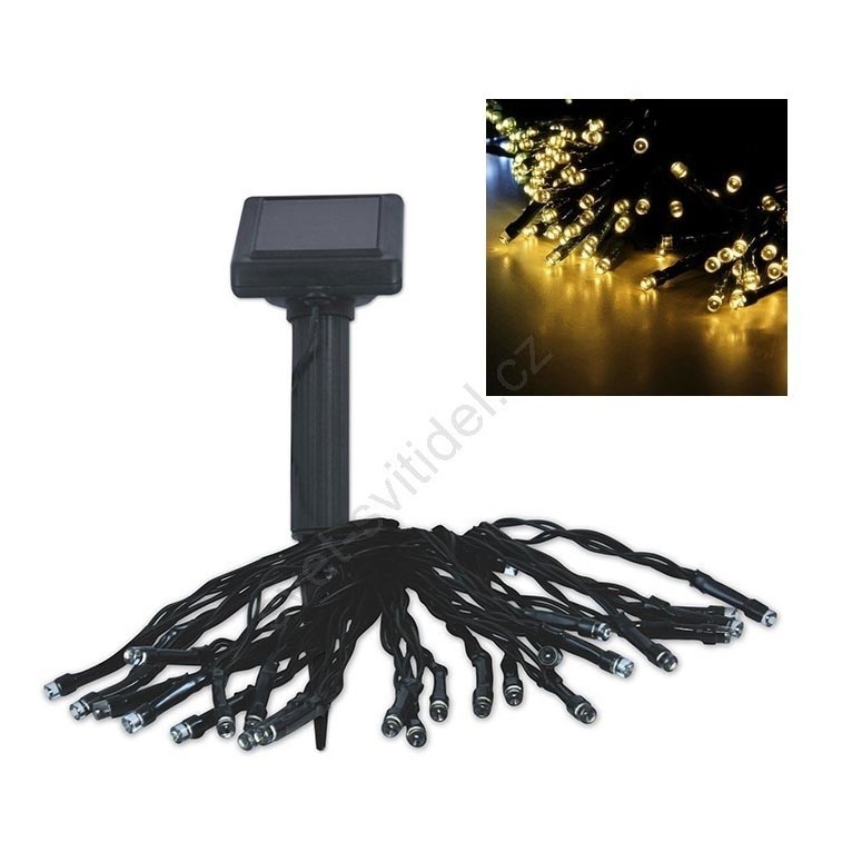 Corrente solar LED SHINE 200xLED/1,2V 600 mAh 21,9 m IP44
