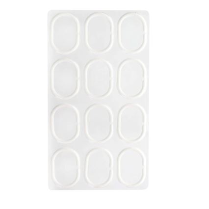 Cortina de duche TORO EASY 178x199 cm branco/amarelo