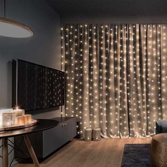 Cortina de luz de Natal LED LED/3xAA