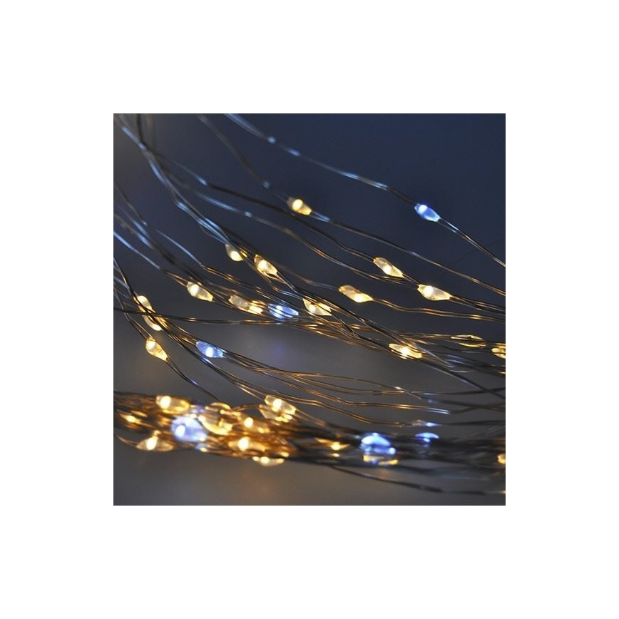 Cortina de luz de Natal LED LED/3xAA