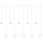 Cortina de Natal LED 115xLED/1,35W 6,85x1,05 m branco quente