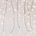 Cortina de Natal LED para exterior CURTAIN 360xLED/3,6W/230V 2x2 m IP44 branco quente