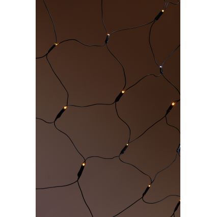 Cortina de Natal LED para exterior NET 240xLED/7,2W/230V 1,5x2 m IP44 branco quente