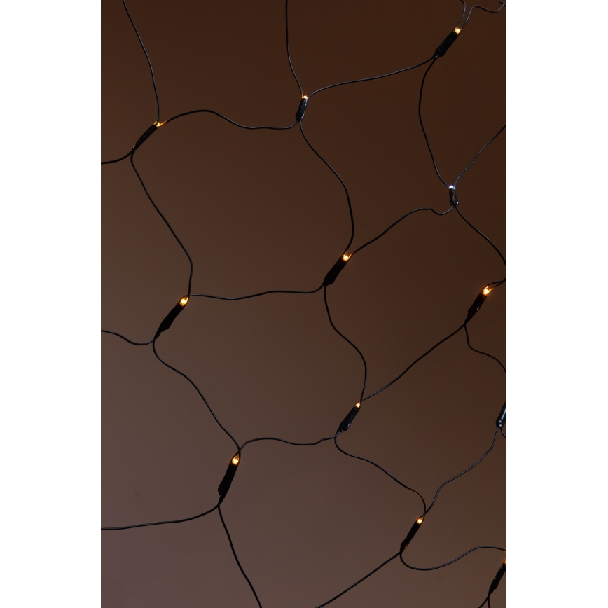 Cortina de Natal LED para exterior NET 240xLED/7,2W/230V 1,5x2 m IP44 branco quente