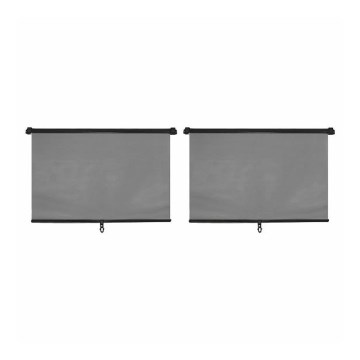 Cortina para sol 45 cm 2 pcs cinzento