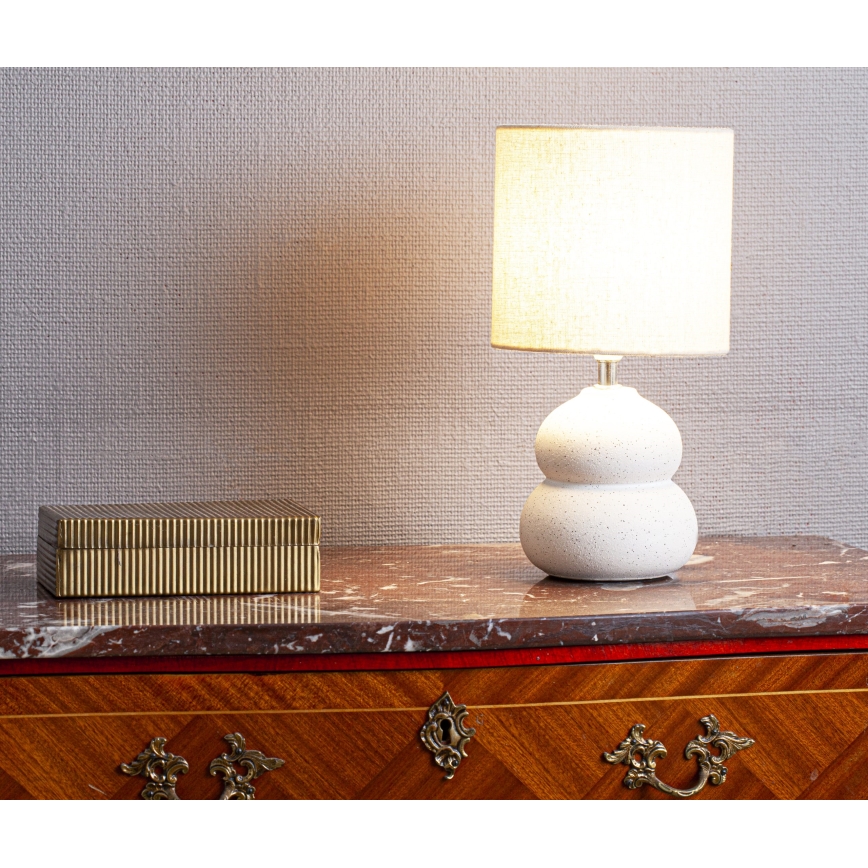 Cottex - Candeeiro de mesa LUCIE 1xE14/8W/230V creme