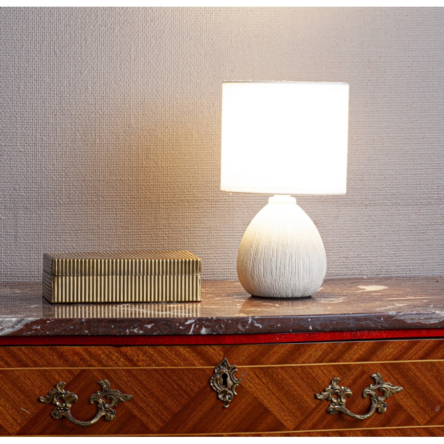 Cottex - Candeeiro de mesa MADISON 1xE14/8W/230V creme