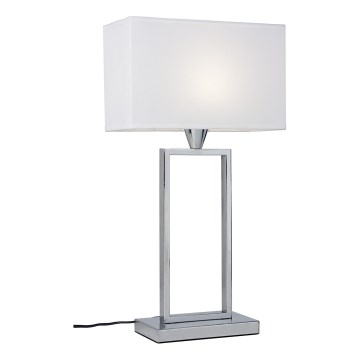 Cottex - Candeeiro de mesa KENSINGTON 1xE14/40W/230V prateado