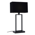 Cottex - Candeeiro de mesa KENSINGTON 1xE14/40W/230V preto