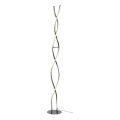 Cottex - Candeeiro de pé VINDLA LED/22W/230V, cromo brilhante