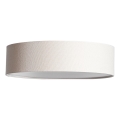 Cottex - Candeeiro de teto ABBIE 3xE27/8W/230V Ø 50 cm creme