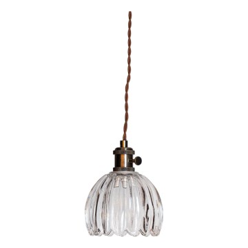 Cottex - Lustre com cabo NORA 1xE14/5W/230V transparente