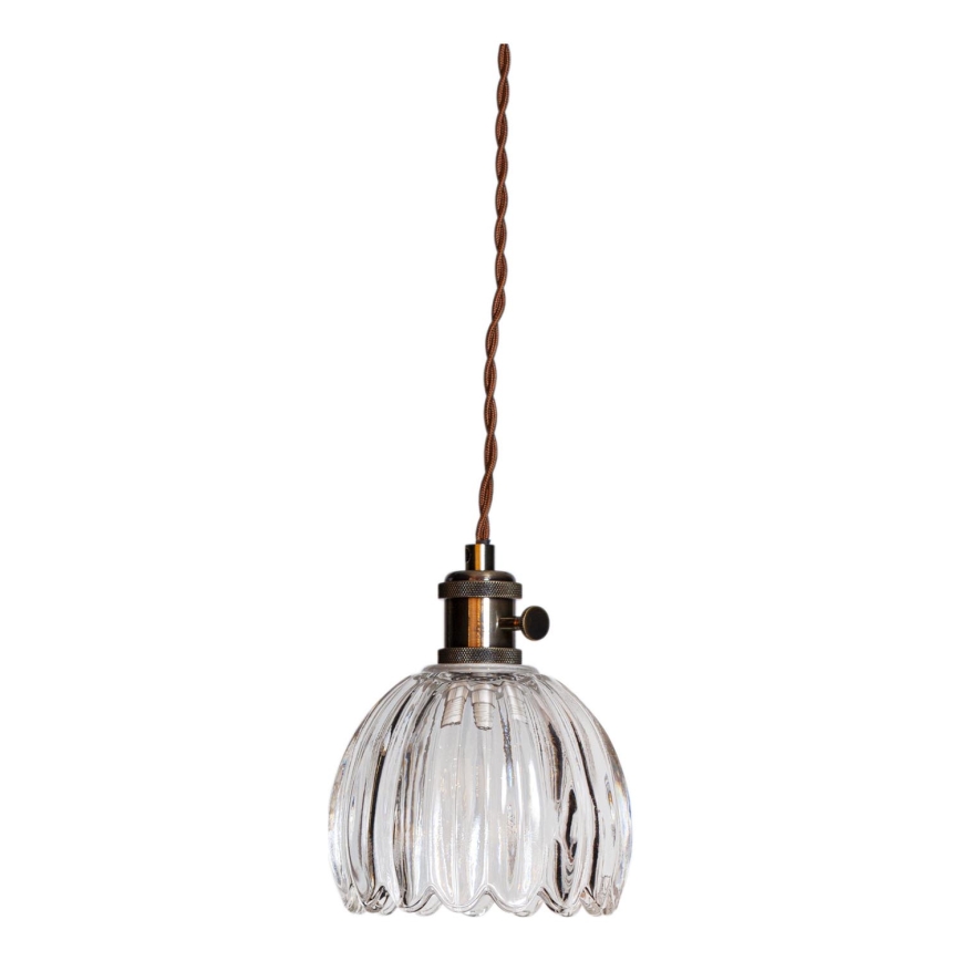 Cottex - Lustre com cabo NORA 1xE14/5W/230V transparente