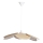 Cottex - Lustre suspenso com cabo WINF 1xE27/8W/230V bege/branco