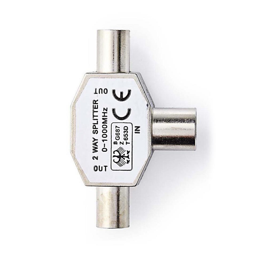 Cubo coaxial 2xIEC