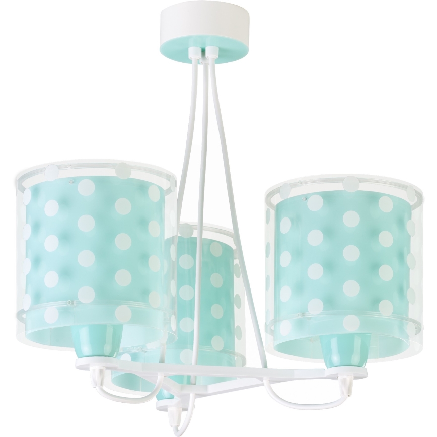 Dalber 41007H - Candelabro de criança DOTS 3xE27/60W/230V