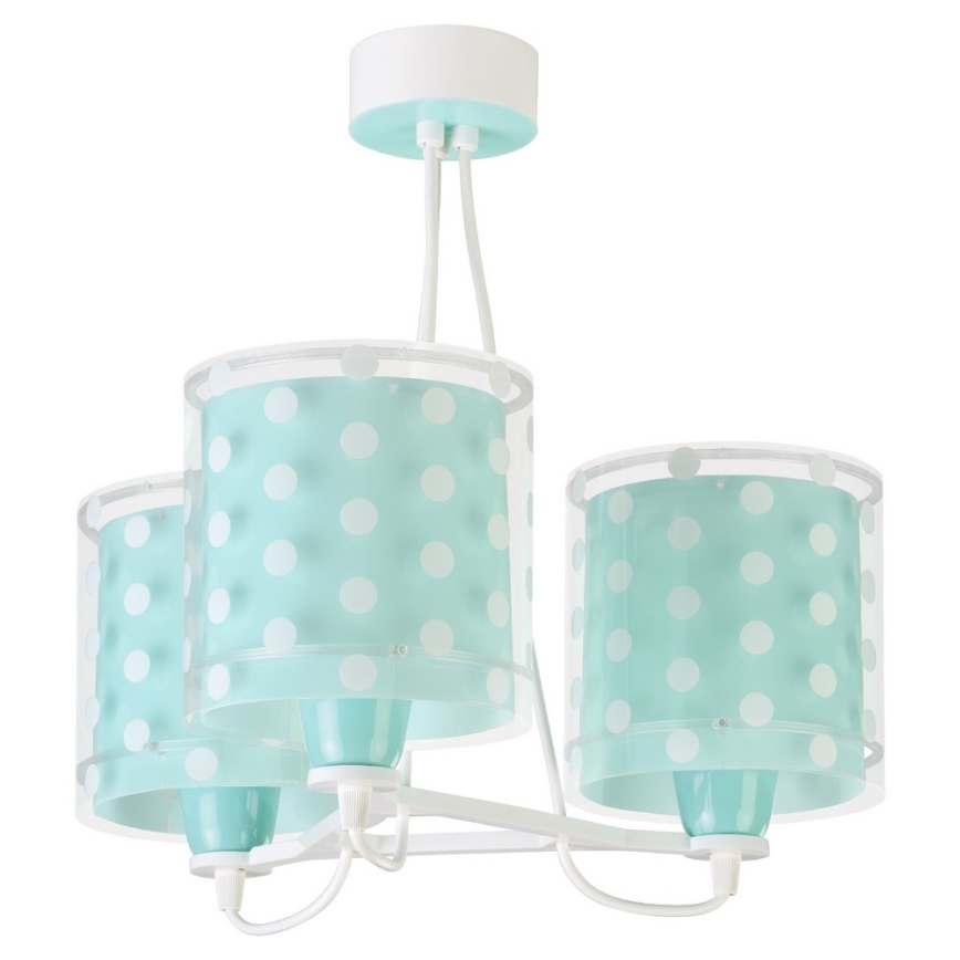 Dalber 41007H - Candelabro de criança DOTS 3xE27/60W/230V