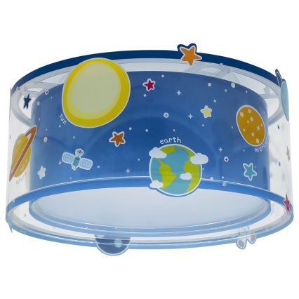 Dalber 41346 - Iluminação de teto de criança PLANETS 2xE27/60W/230V