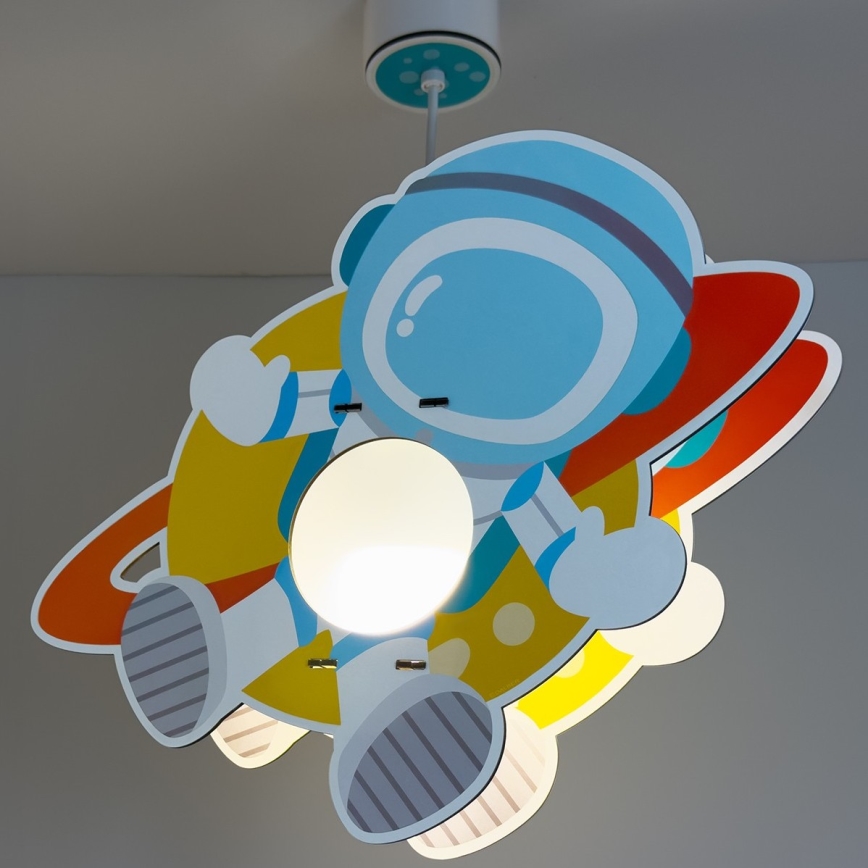 Dalber 41347 - Candeeiro de criança ASTRONAUT 1xE27/15W/230V