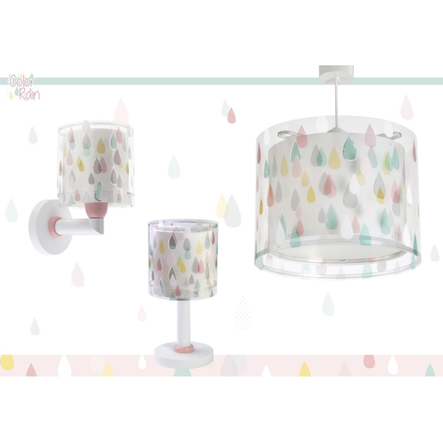 Dalber 41439 - Iluminação de parede de criança COLOR RAIN 1xE27/60W/230V