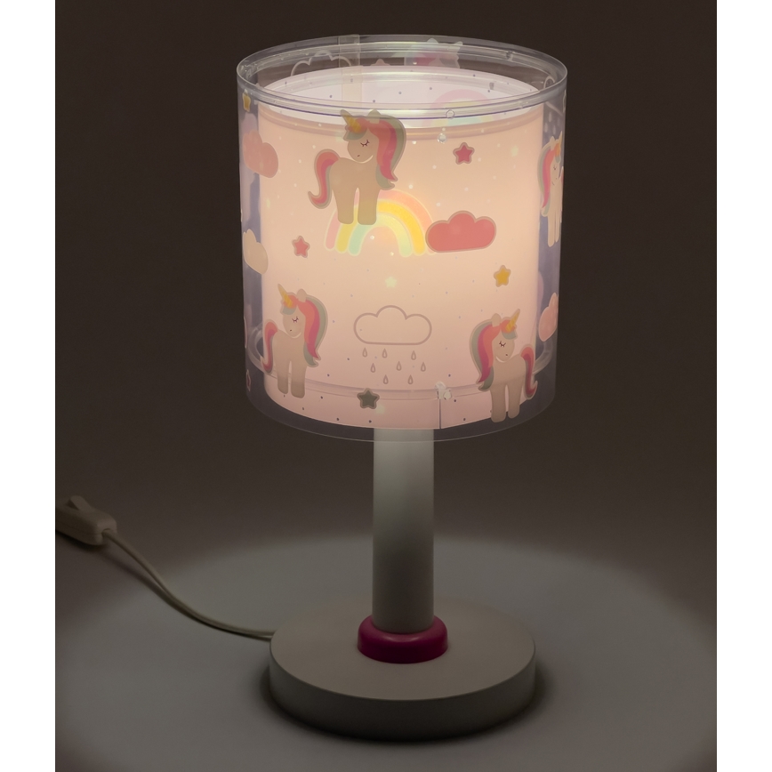 Dalber 41591 - Candeeiro de criança UNICORNS 1xE14/60W/230V