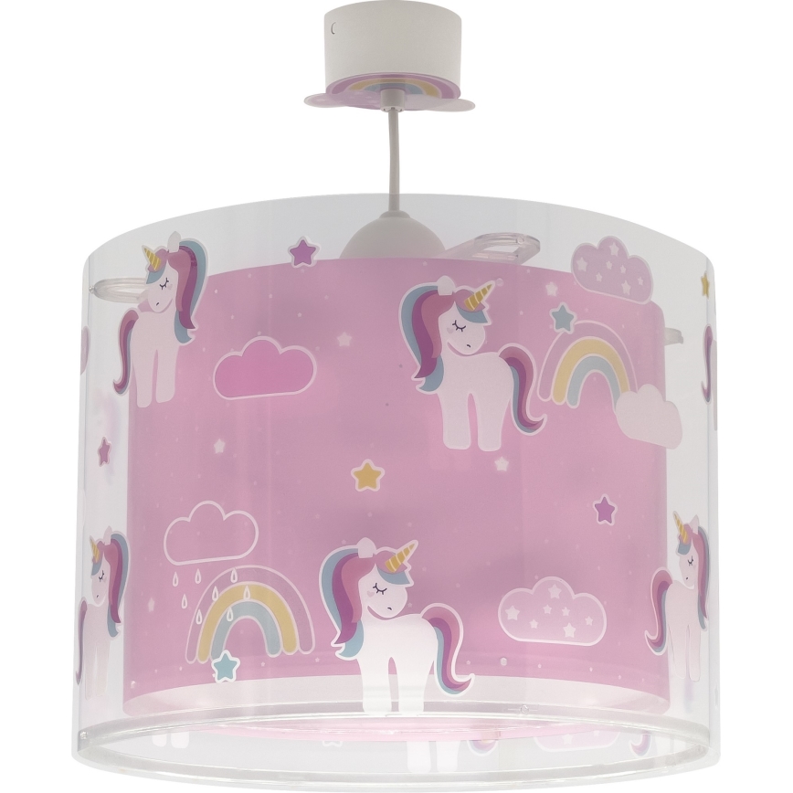 Dalber 41592 - Candelabro de criança UNICORNS 1xE27/60W/230V