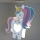 Dalber 41597 - Candeeiro de criança UNICORN 1xE27/15W/230V