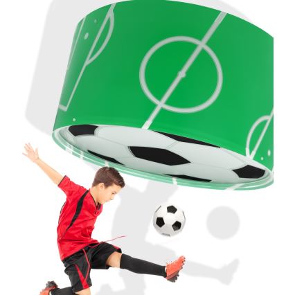 Dalber 41736 - Iluminação de teto de criança FOOTBALL 2xE27/15W/230V