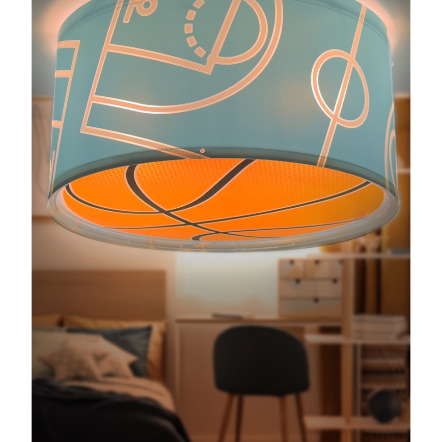 Dalber 41746 - Iluminação de teto de criança BASKET 2xE27/15W/230V