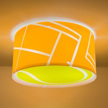 Dalber 41756 - Iluminação de teto de criança TENNIS 2xE27/15W/230V