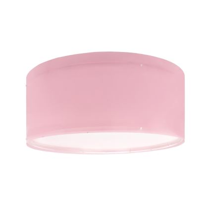 Dalber 42006S - Iluminação de teto para crianças COLOR LIGHT 2xE27/15W/230V rosa
