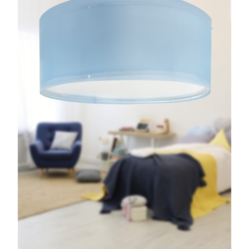 Dalber 42006T - Iluminação de teto para crianças COLOR LIGHT 2xE27/15W/230V azul