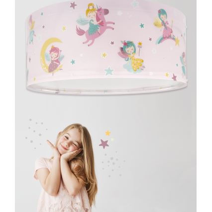 Dalber 42496 - Iluminação de teto para crianças FAIRY DREAMS 2xE27/15W/230V