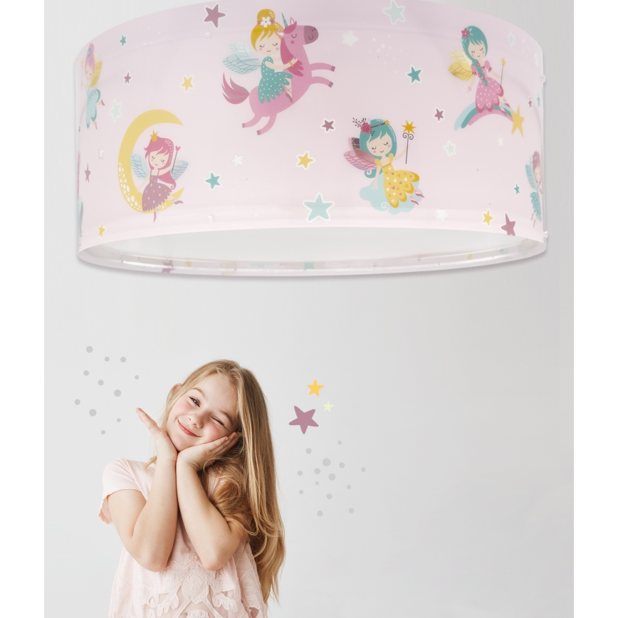 Dalber 42496 - Iluminação de teto para crianças FAIRY DREAMS 2xE27/15W/230V
