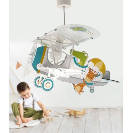 Dalber 54542 - Candeeiro de criança LITTLE CROCODILE 1xE27/15W/230V